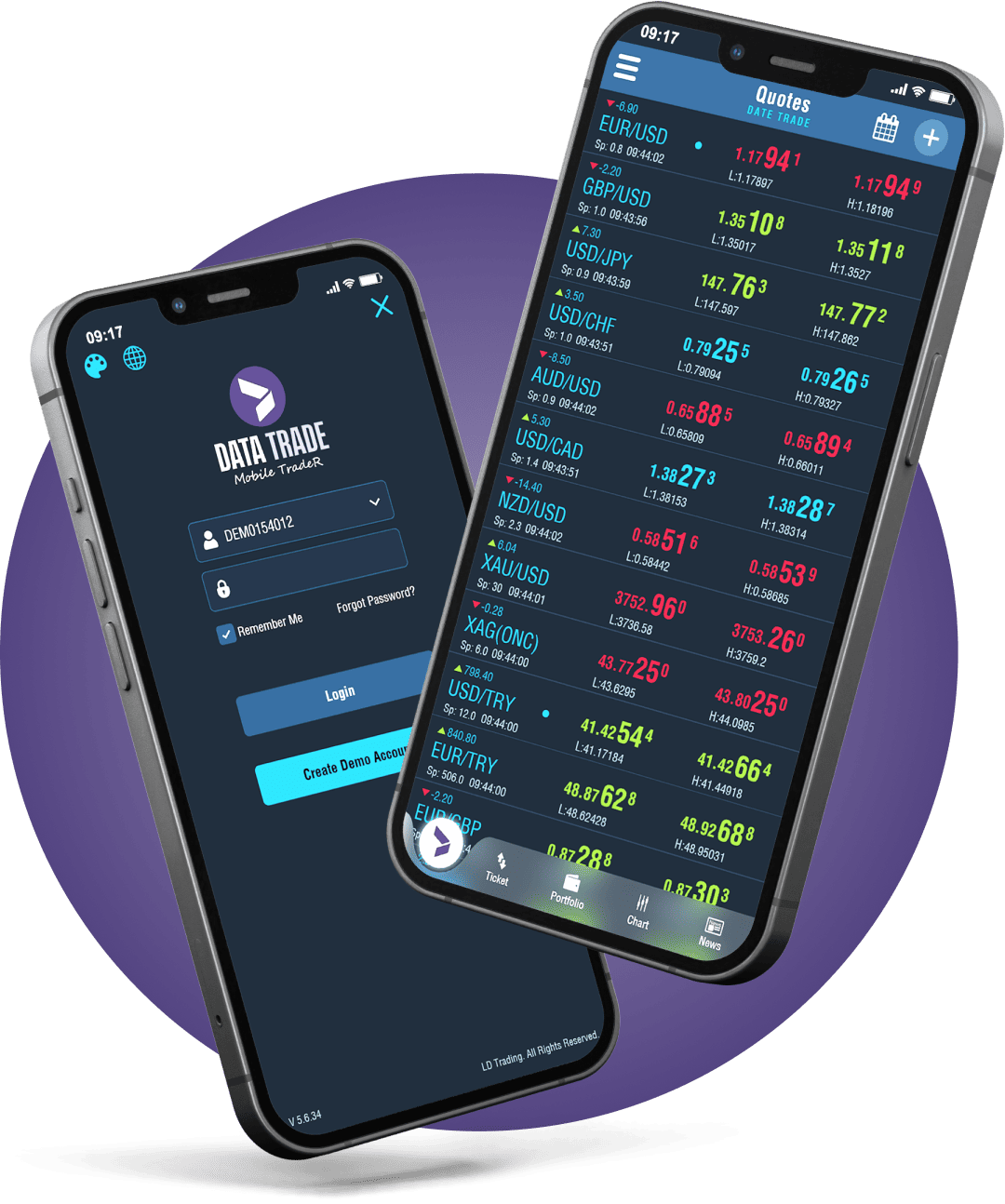 Data Trade Mobile App